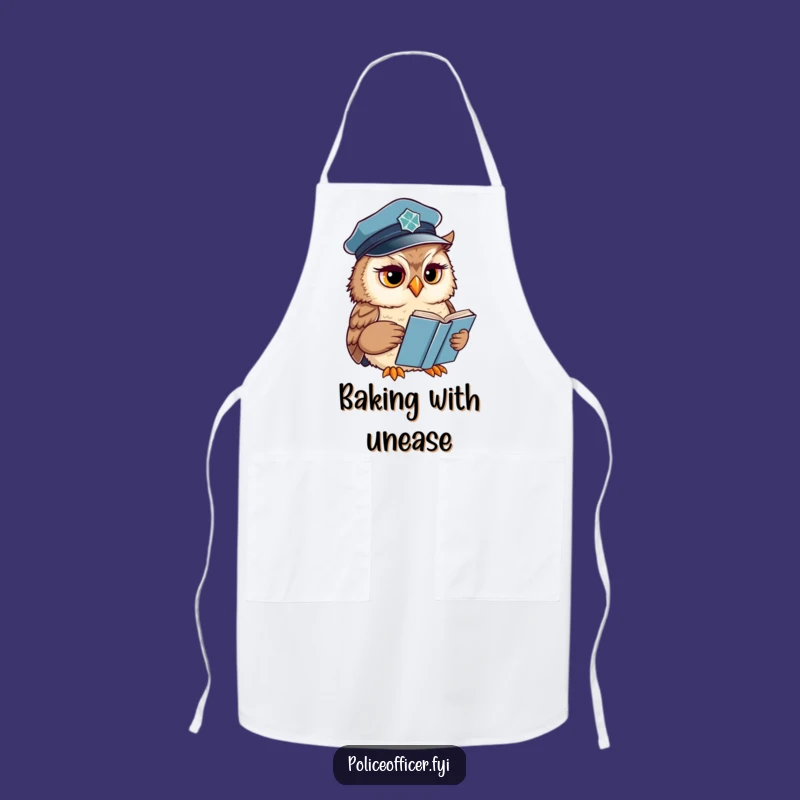 Funny Owl Apron: Wise Chef, Concerned Reader Cooking, Perfect Funny Kitchen Gift