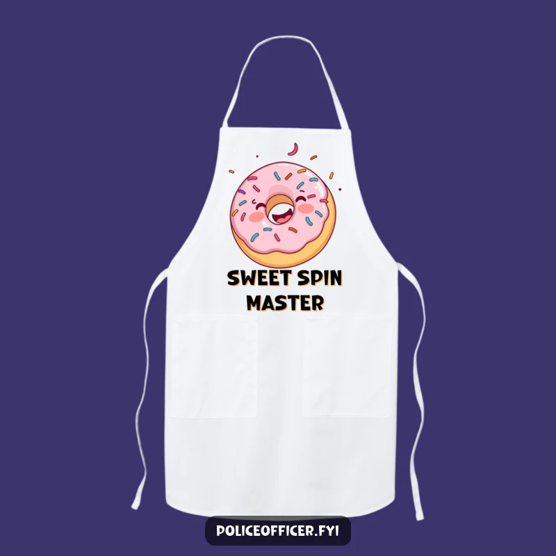 Funny Donut Sprinkle Apron: Cook with Sweetness and Hilarious Style