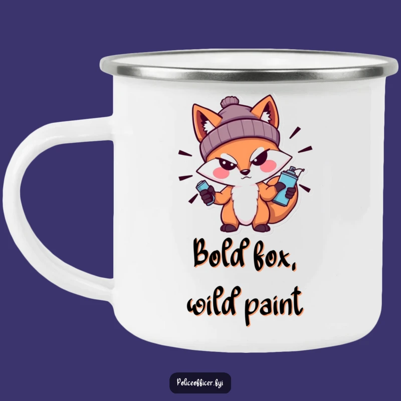Funny Fox Camping Mug - Urban Brews for the Trail