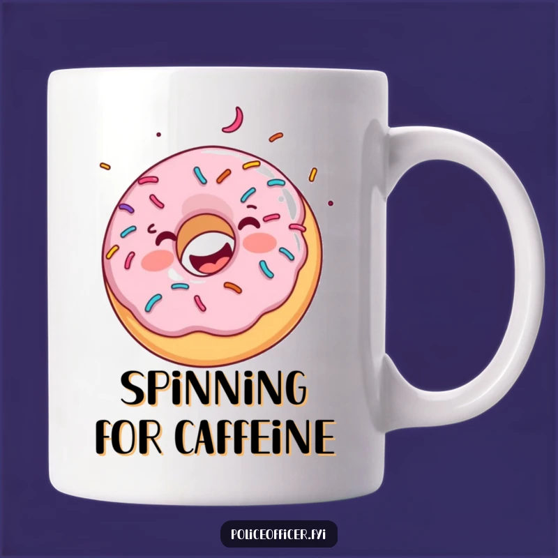 Funny Donut Spinning Mug: A Deliciously Hilarious Treat for Sweet Lovers