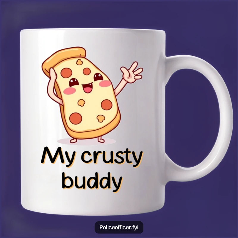 Funny Pizza Slice High-Five Mug: Hilarious Foodie Gift for a Playful Soul