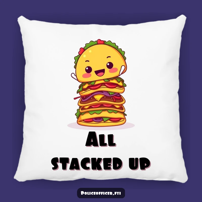 Funny Taco Balancing Pillow: Comfy and Hilarious Home Decor Accent