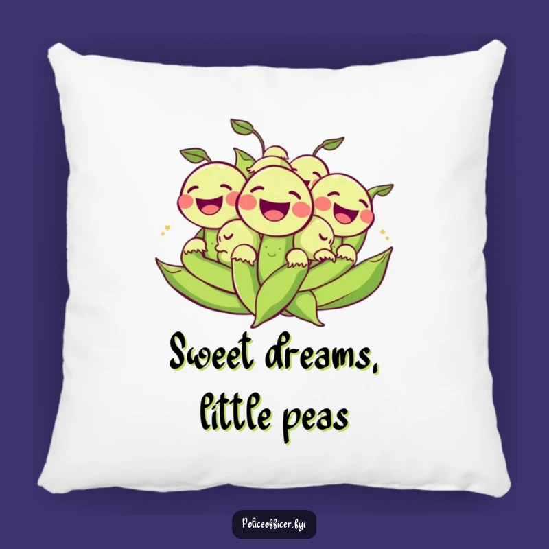 Funny Peas Pillow: Hilarious Comfort with Rolling Laughter Cheer!