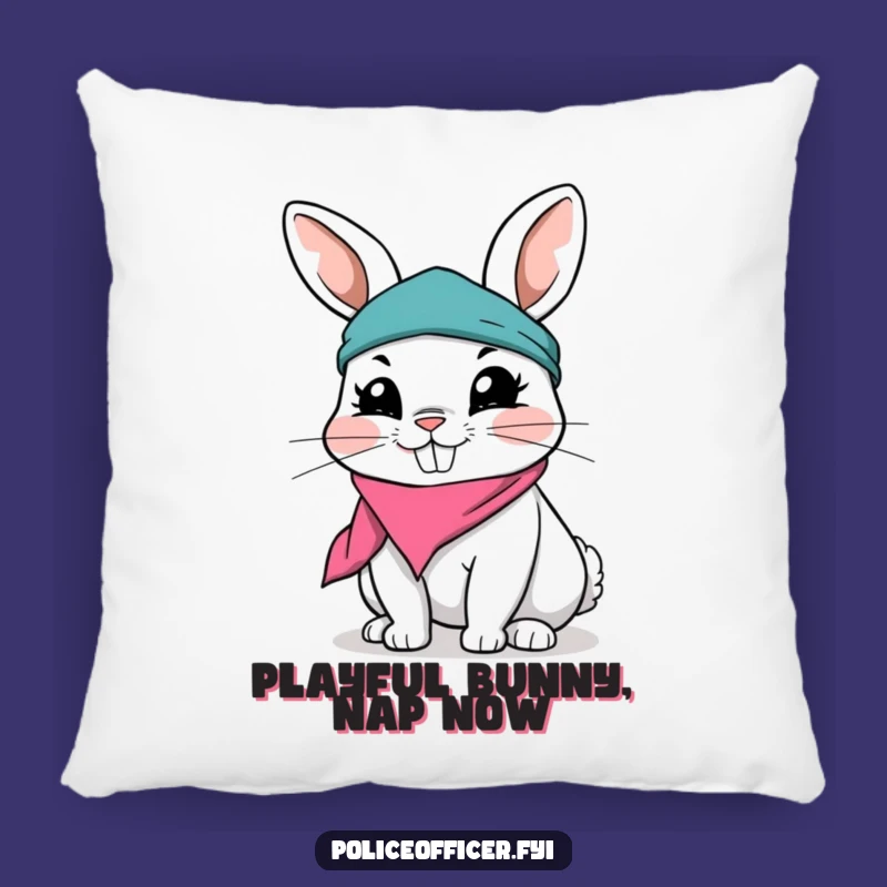 Funny Rabbit Pillow - Cozy Playfulness for Your Home