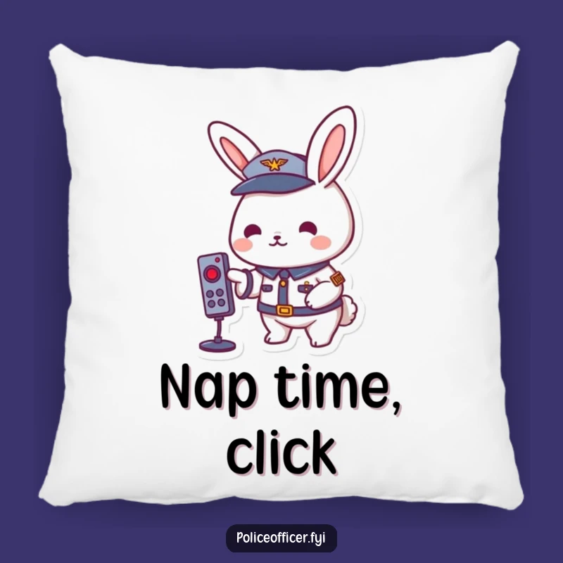 Funny Rabbit Uniform Pillow: Playful Presser Cushion, Ideal Funny Gift!