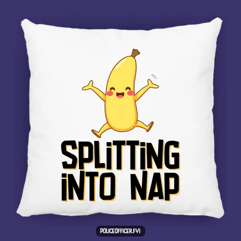 Funny Banana Split Pillow: Cozy Comfort with a Sweet Touch