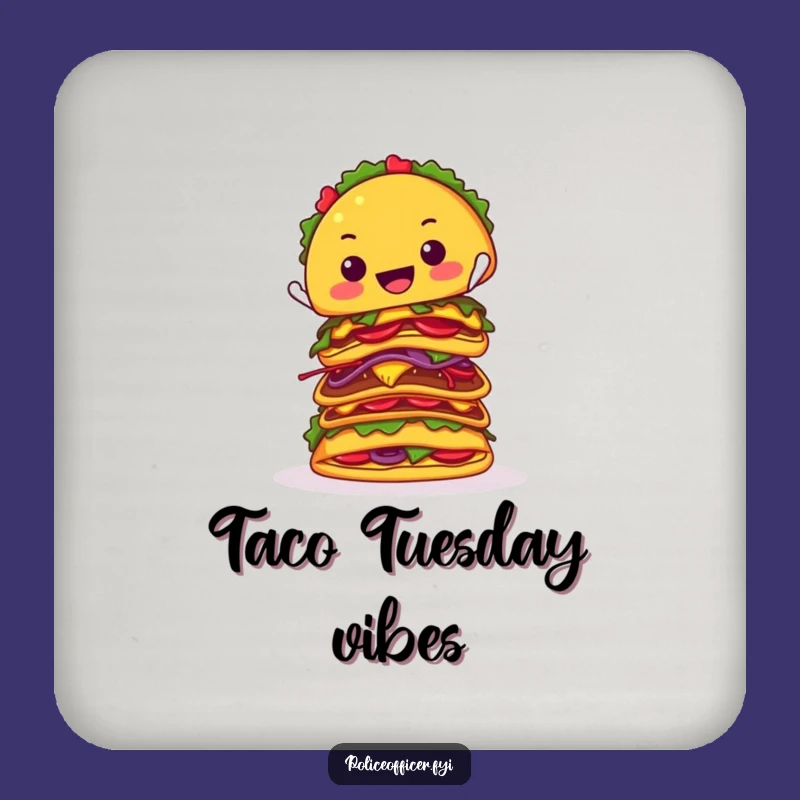 Funny Taco Balancing Drink Coaster: Protect Surfaces with Hilarious Foodie Fun