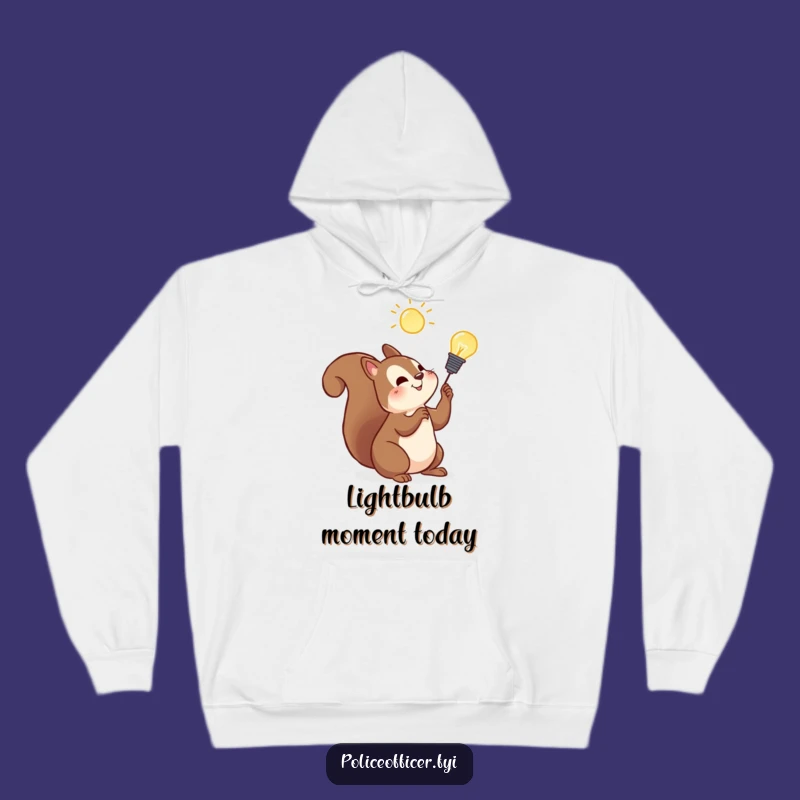 Cozy Funny Squirrel Hoodie: Warmth for Your Brightest Ideas