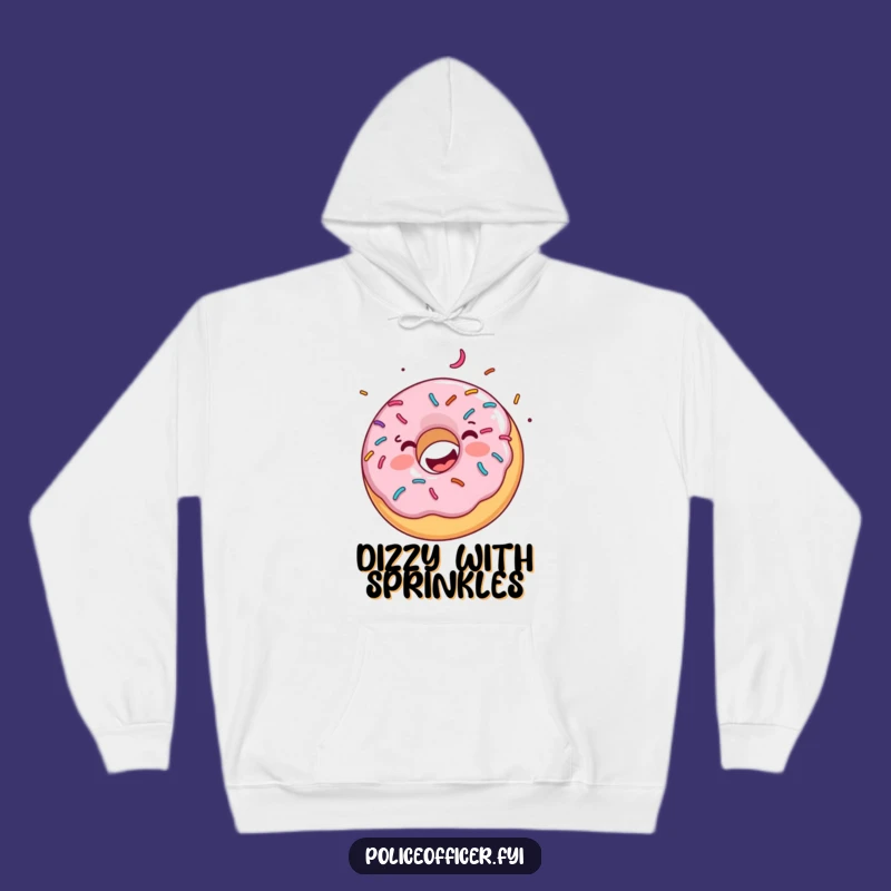 Funny Donut Sprinkle Hoodie: Cozy Up in Sweet, Hilarious Style