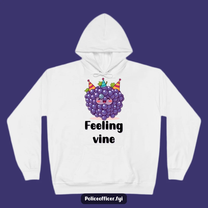 Funny Grapes Party Hoodie: Cozy Up with Festive, Fruity Cheer