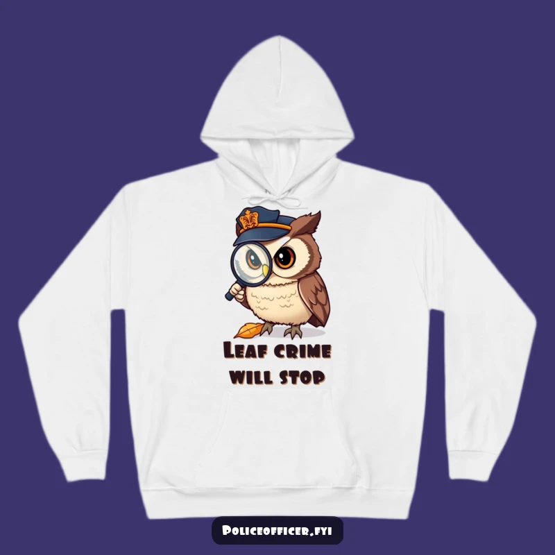 Funny Owl Detective Hoodie: Cozy Investigation, Perfect Funny Gift