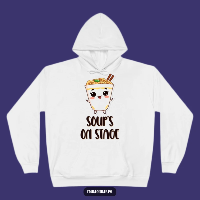 Cozy Funny Ramen Dancing Hoodie: Warm and Hilarious Asian Comfort Wear