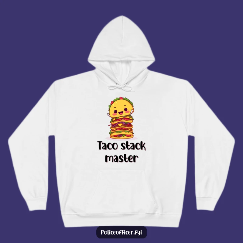 Funny Taco Balancing Hoodie: Cozy and Hilarious Apparel for Foodie Fun