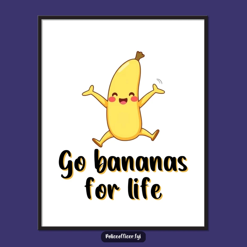 Hilarious Free Printable Banana Wall Art: Joyful Banana Split Design for a Fun Downloadable Gift