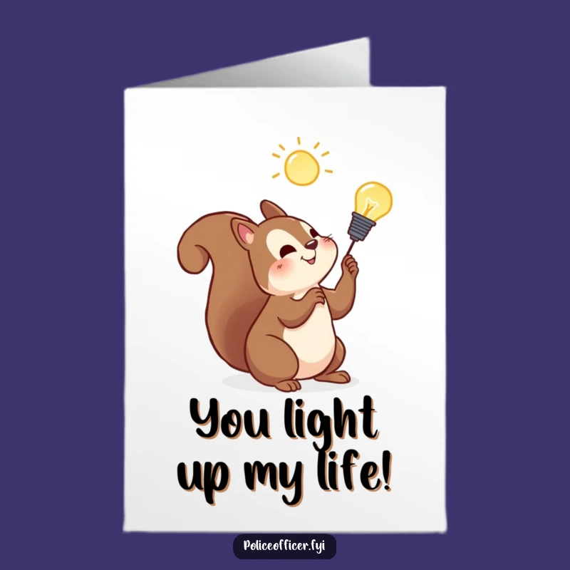 Free Printable Funny Squirrel Birthday Card: DIY Genius Idea Humor Gift