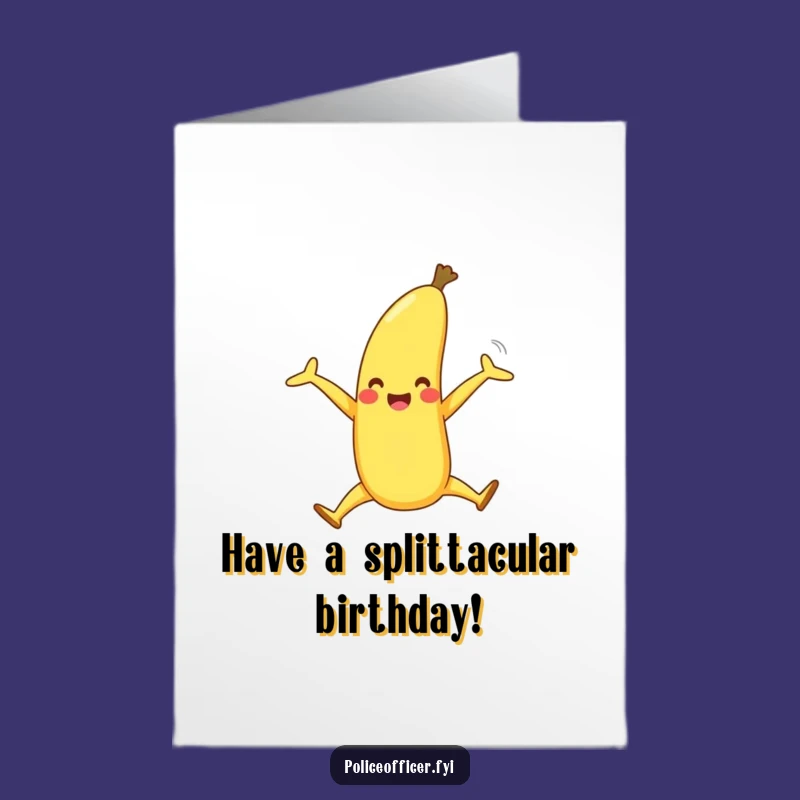 Free Printable Banana Birthday Card: Joyful Banana Split Design for a Fun Downloadable Gift