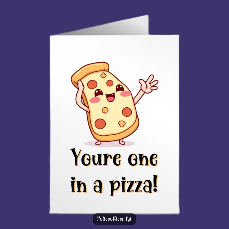 Free Printable Congrats Card: Pizza High-Five - Funny Celebration Downloadable Gift
