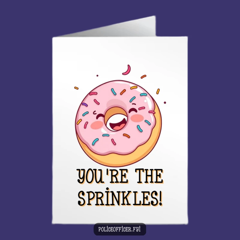 Free Printable Donut Congrats Card: Giddy Sprinkled Donut Design for a Sweet Downloadable Gift