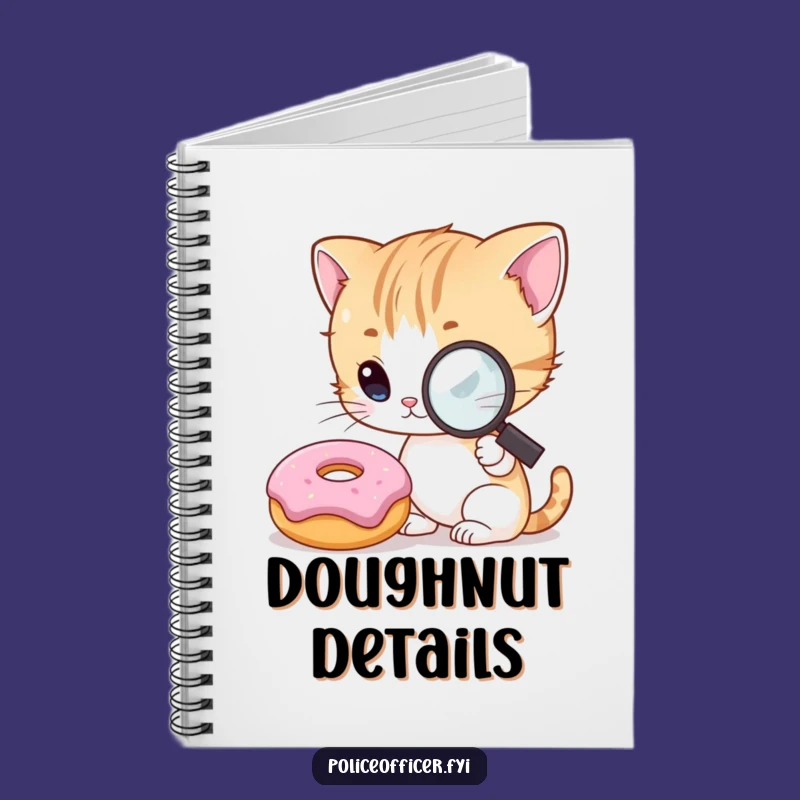 Funny Kitten Detective Notebook: Curious Cat Journal for Whimsical Notes