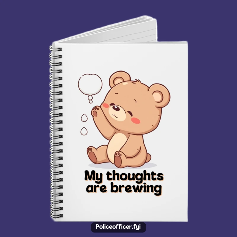 Funny Bear Cub Notebook: Jot Down Your Thoughts, Perfect Creative Gift