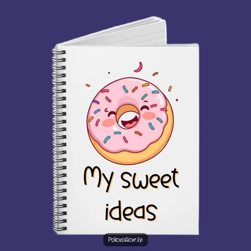Funny Donut Sprinkle Notebook: Jot Down Sweet Ideas with Joy