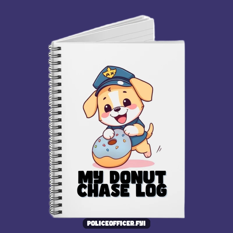 Funny Puppy Cop Notebook: Capture Ideas with This Playful Pup