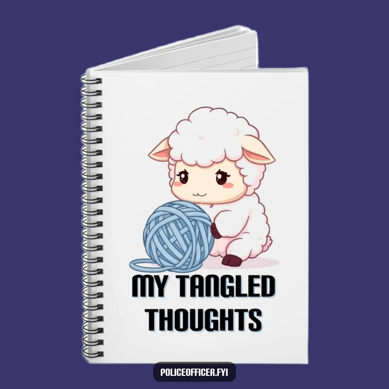 Funny Sheep Notebook: Yarn Problems, Perfect Gift for Crafty Writers!