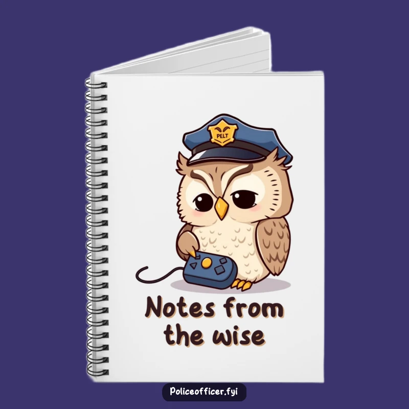Funny Owl Detective Casebook Notebook - Hilarious Police Owl Journal, Perfect Funny Gift