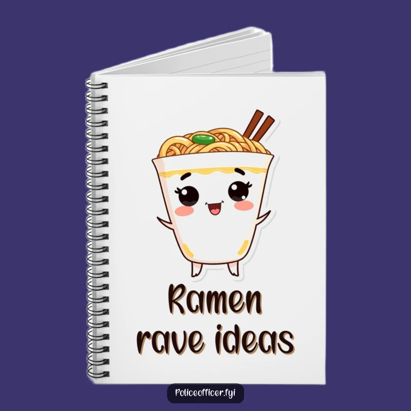 Funny Ramen Journal: Hilarious Asian Food Notebook for Creative Notes