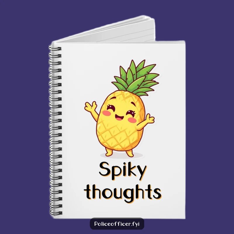 Funny Pineapple Pose Notebook - Jot Down Ideas with Tropical Charm