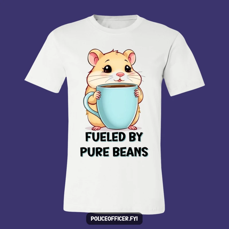 Funny Hamster Coffee T-Shirt: Thoughtful Vibes in Every Sip Gift