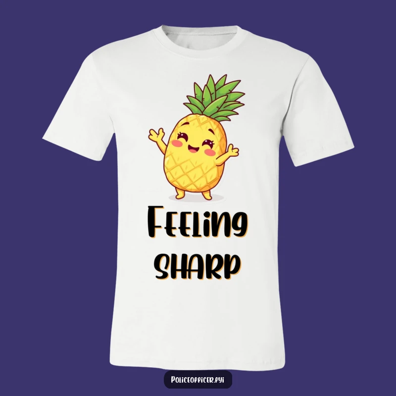 Funny Pineapple Pose T-Shirt - Wear Your Tropical Attitude with Style