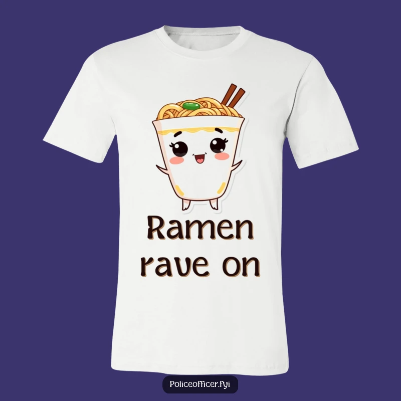 Funny Ramen Dance Tee: Hilarious Asian Food Apparel for a Joyful Gift