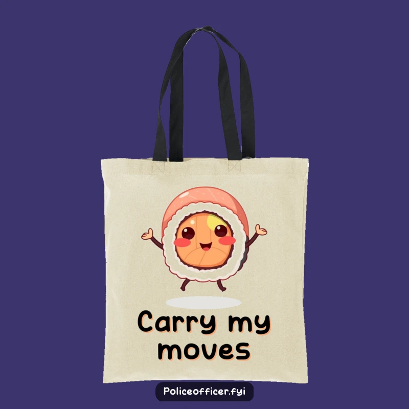 Funny Sushi Roll Tote Bag: Carry Your Essentials with Hilarious Foodie Style