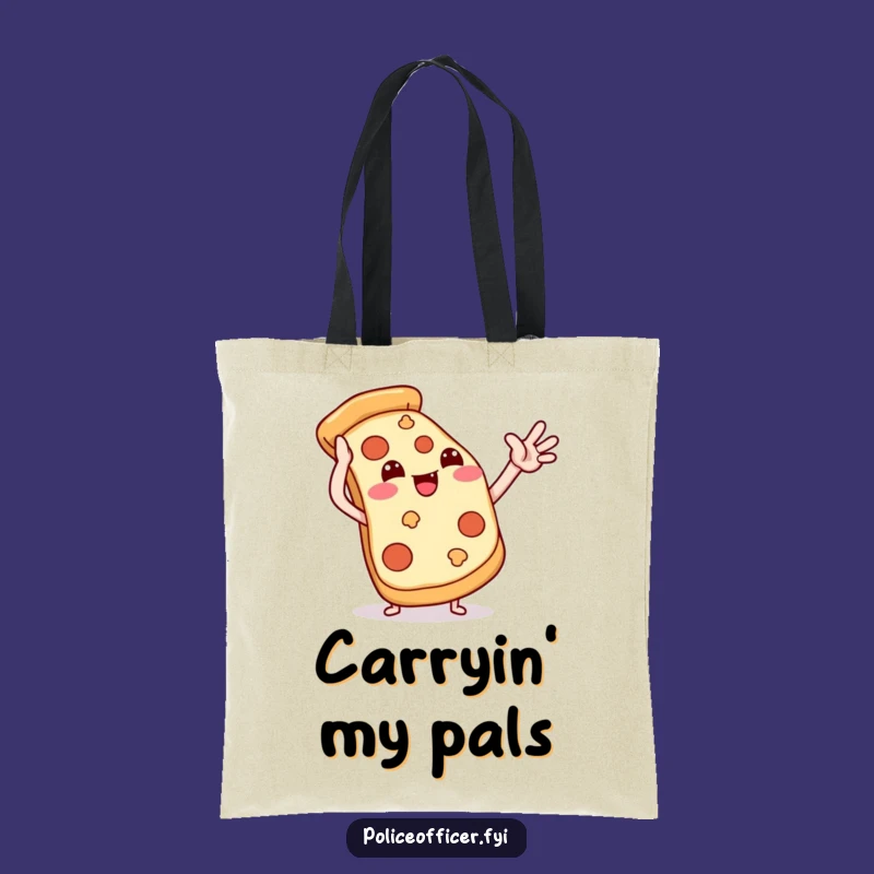 Funny Pizza Tote Bag: Carry Your Essentials with Hilarious Foodie Style