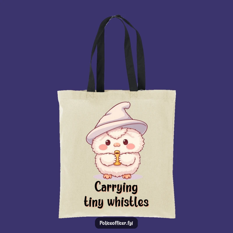 Funny Fluffy Creature Whistle Tote: Carry Your Laughs in Style, Great Funny Gift