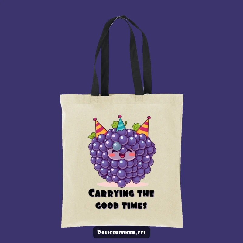 Funny Grapes Party Tote Bag: Carry Your Fun with Fruity Style