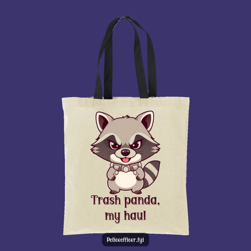 Funny Raccoon Tote Bag - Chic Mischief for Everyday Adventures